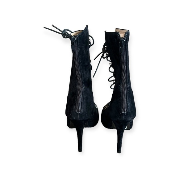 Chase & Chloe shoes boots tie front heels open toe Size 6 - Picture 4 of 11
